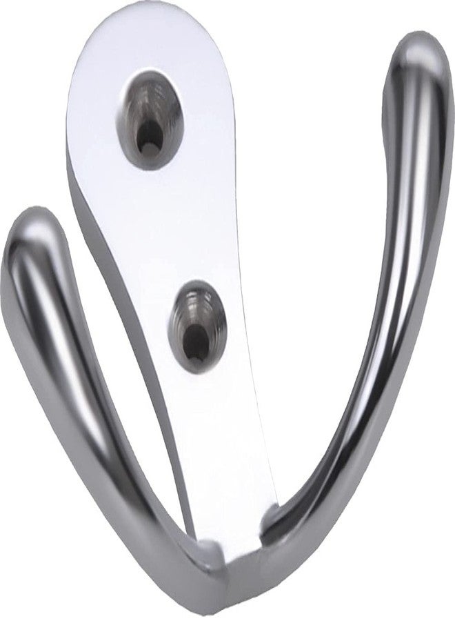 iSTAR Stainless Steel Unbreakable J Type Two Hook Bathroom Hooks Cloth Hanger Wall Hook Door Robe Hooks for Hanging Keys,Clothes (Pack of 4) - Image 4